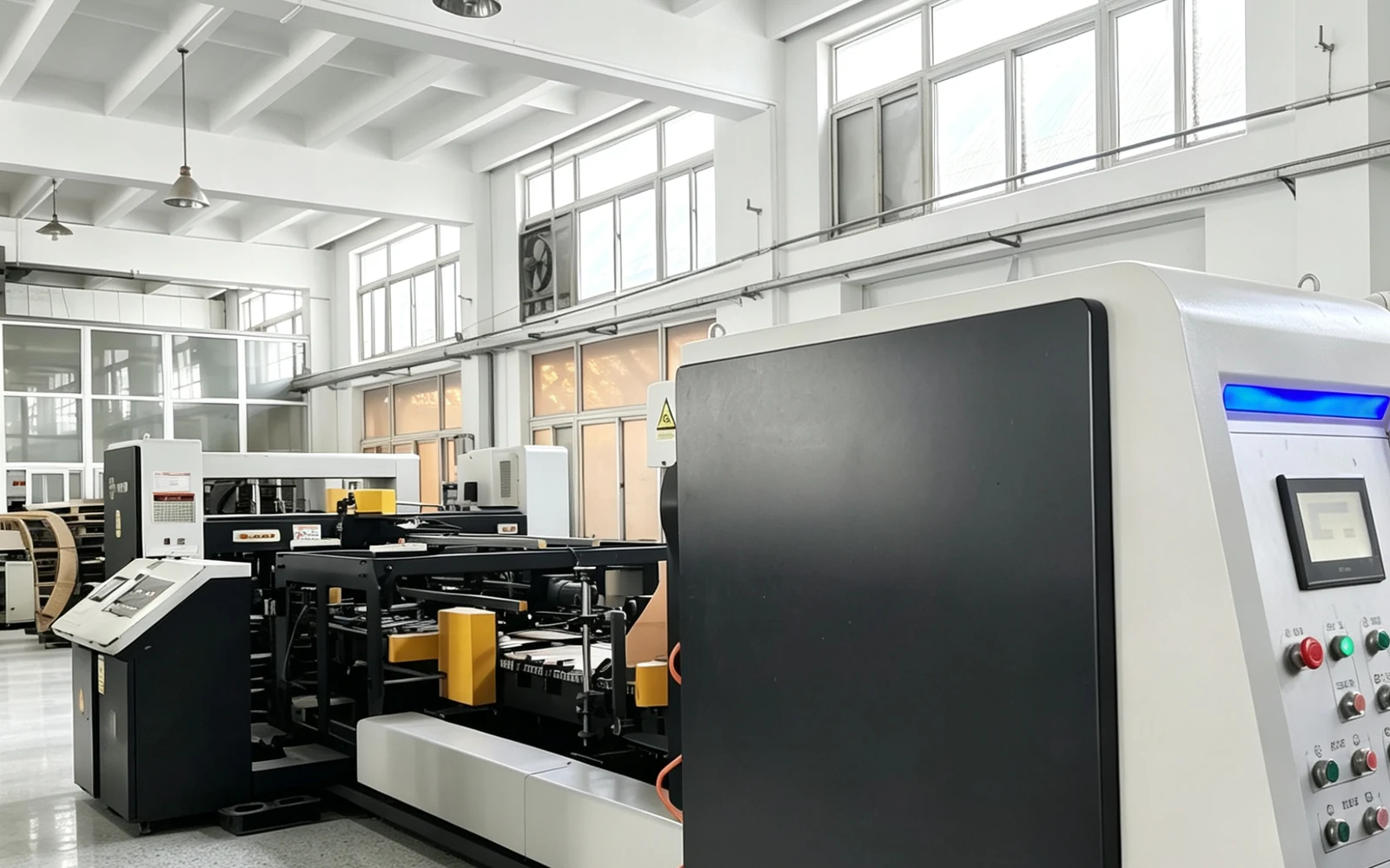Automatic production equipment for packing box manufacturing