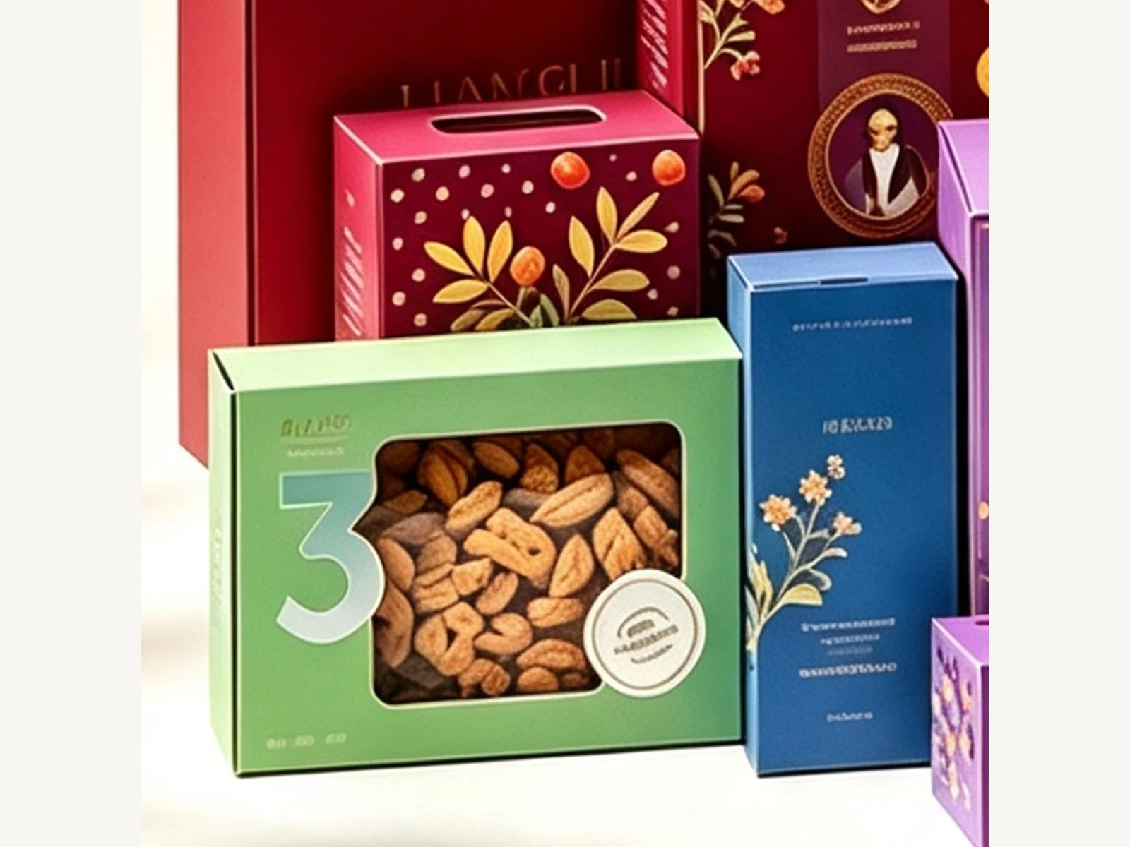 English-language custom paper boxes for e-commerce packaging applications
