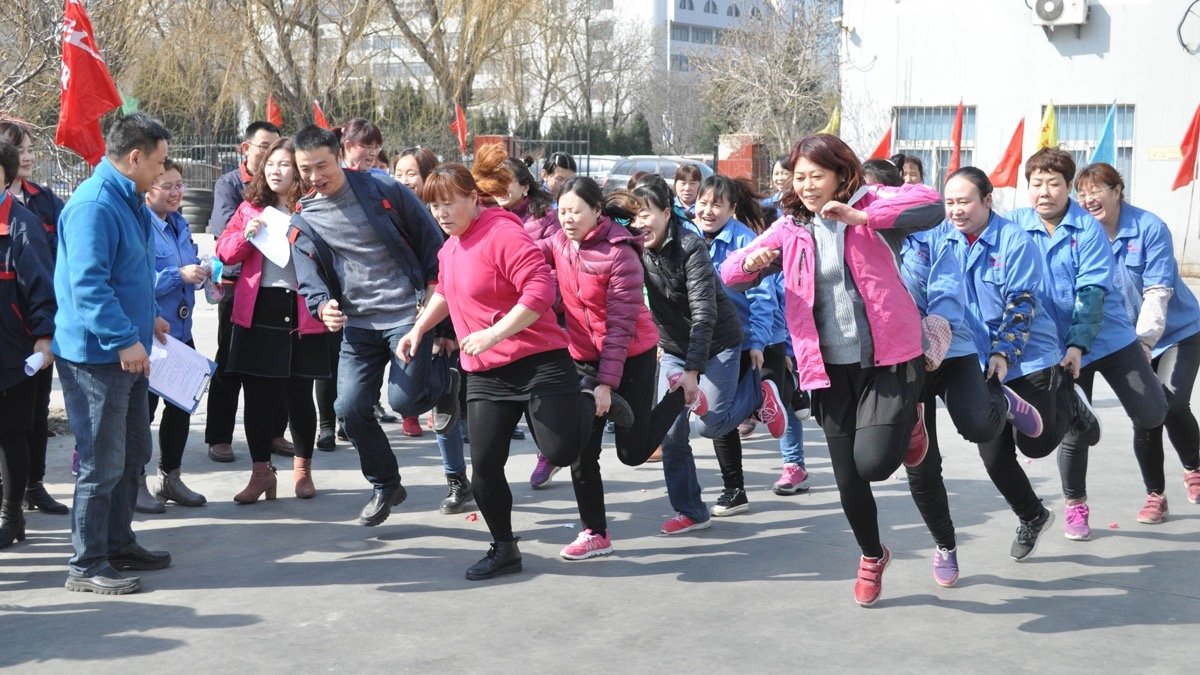 Yutongyuan team activity at the Qingdao facility