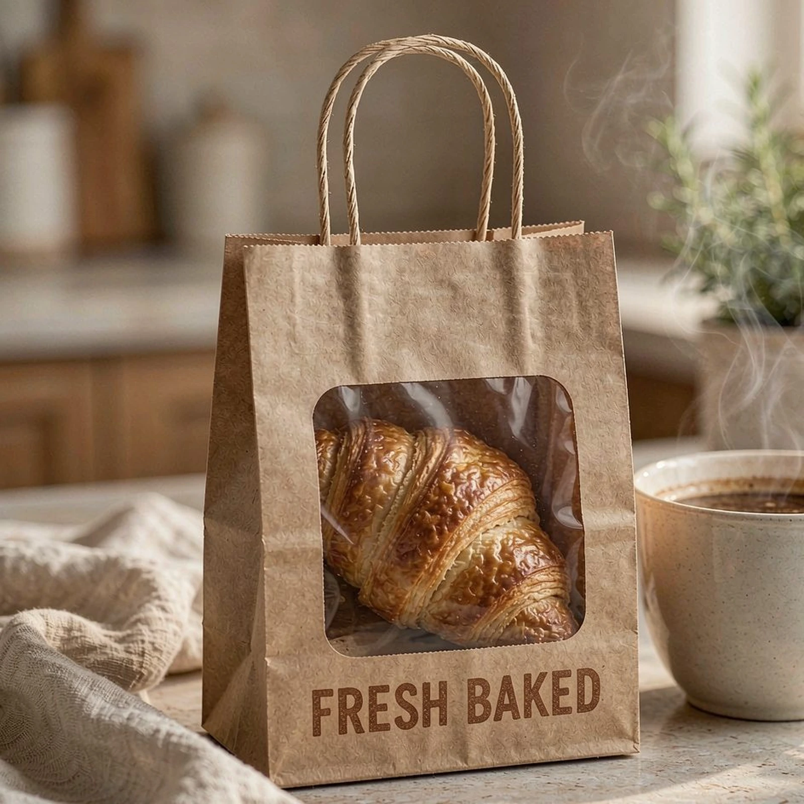 Mini window bakery bag