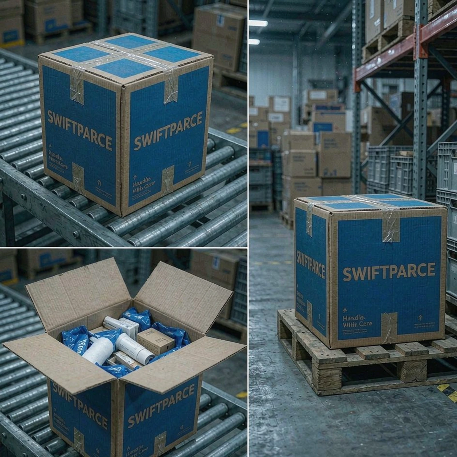 Printed RSC shipping carton