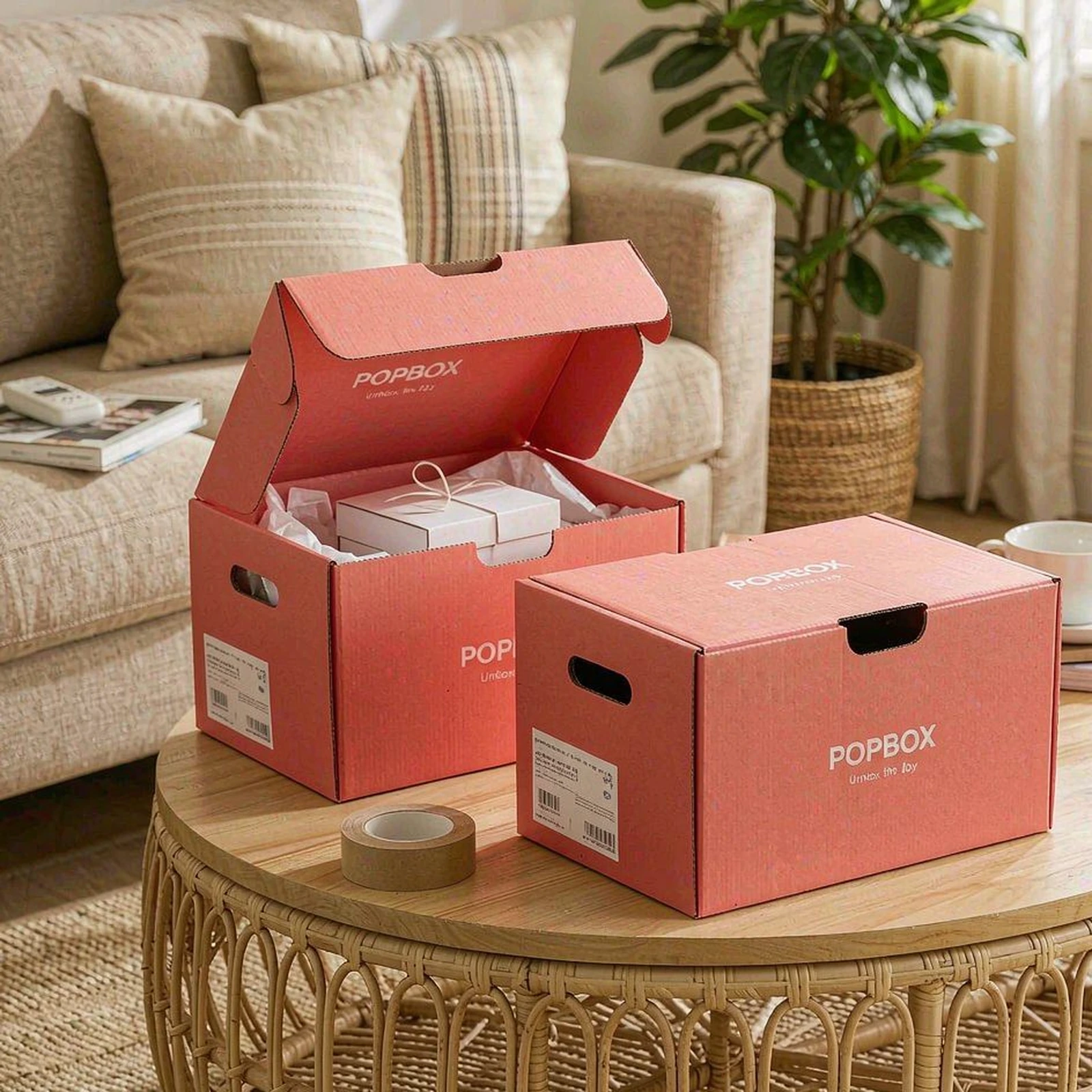 Colored e-commerce mailer