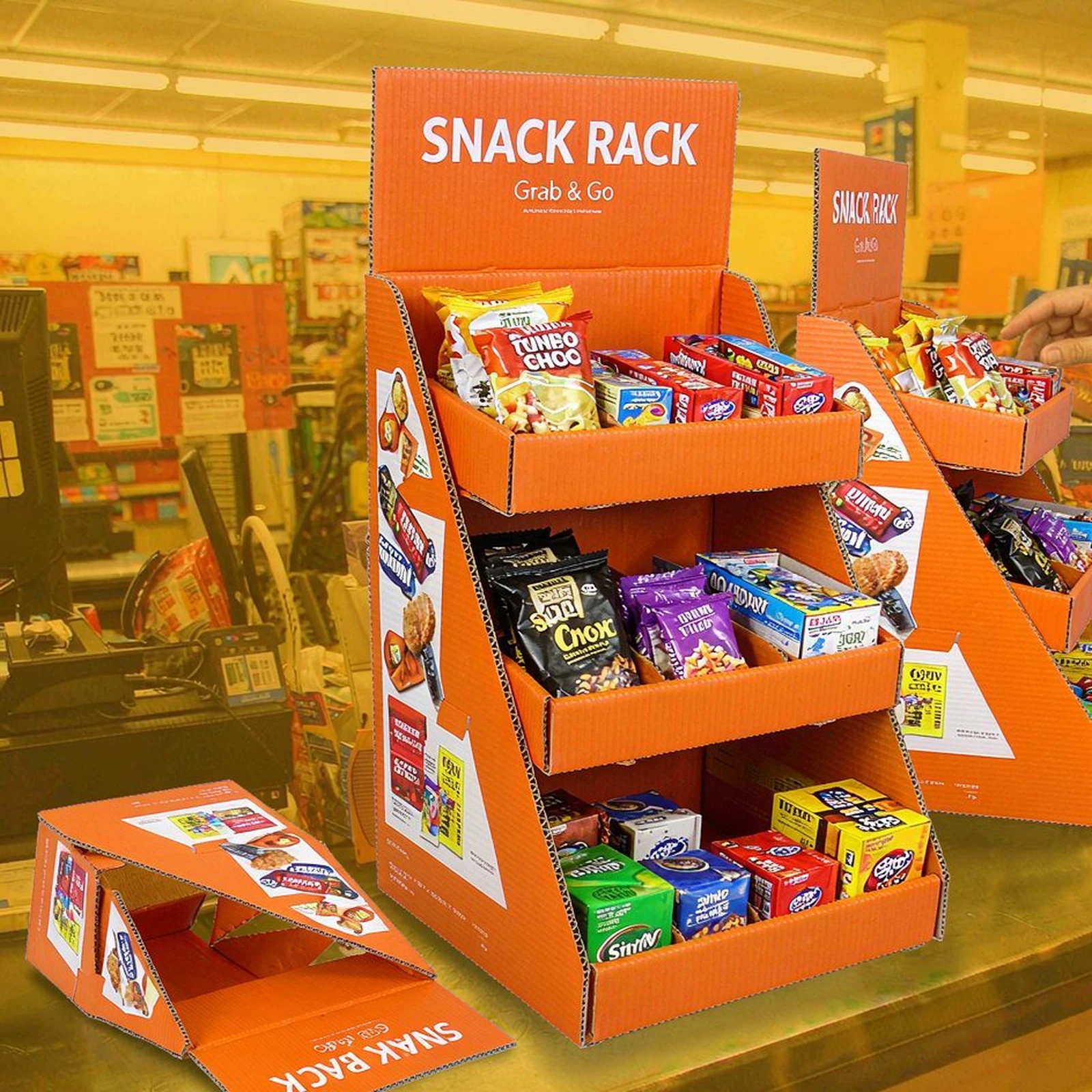 Colored counter display