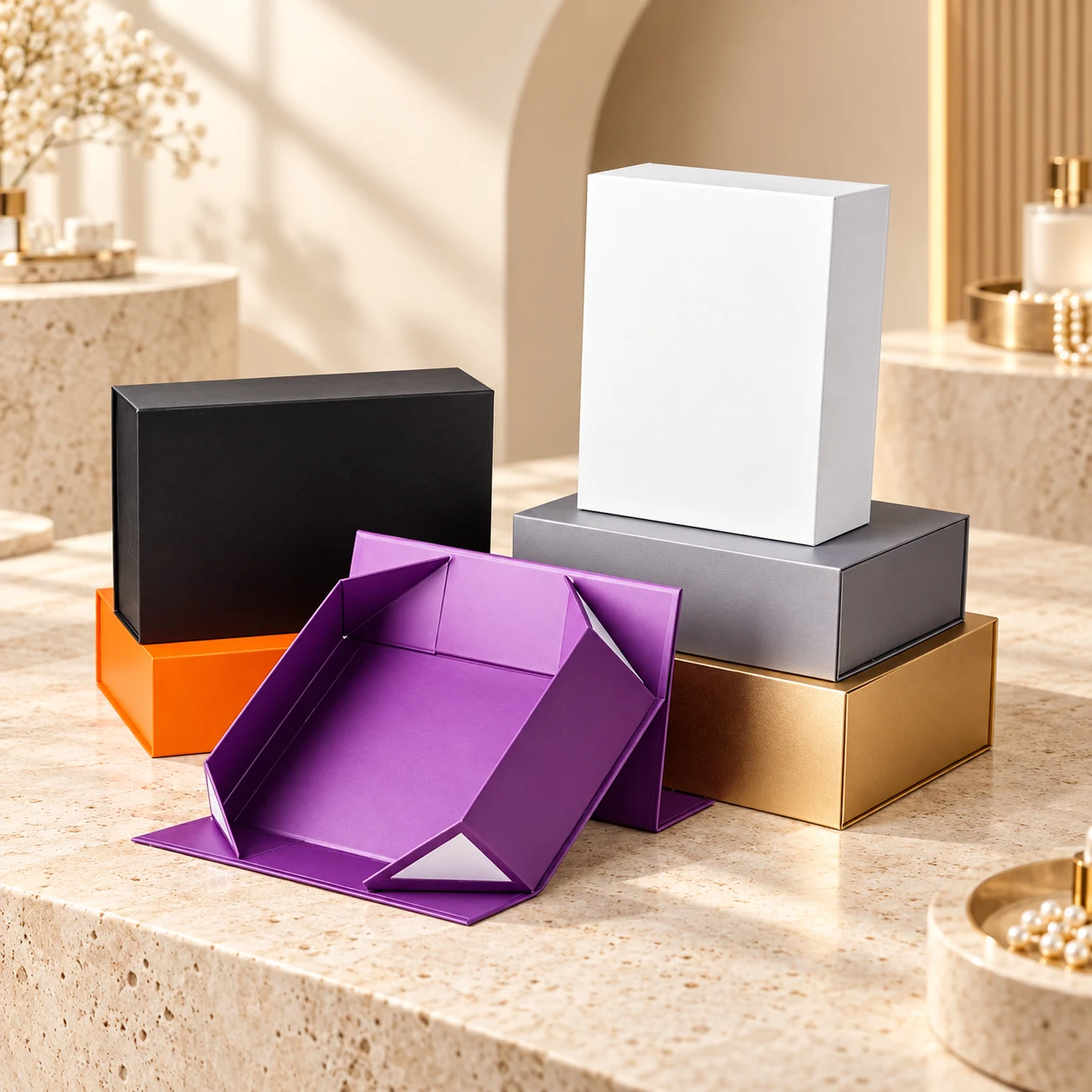 One-Piece Folding Gift Box